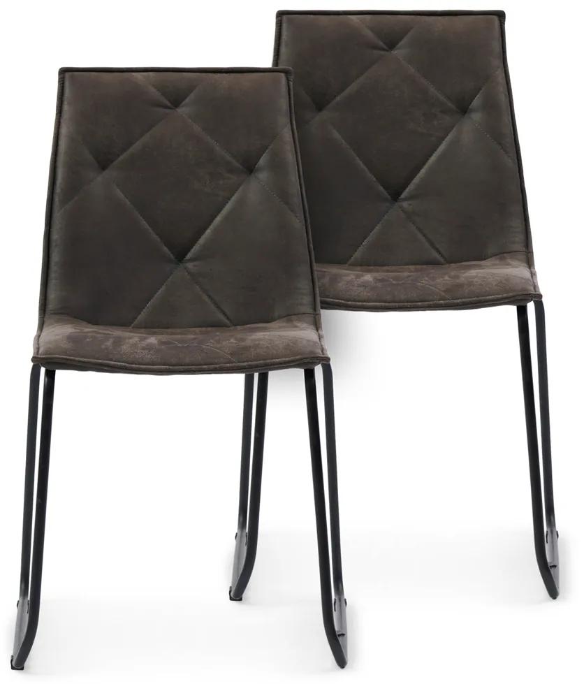 Rivièra Maison - Venice Park Stackable Chair SET OF 2, pellini, espresso - Kleur: bruin