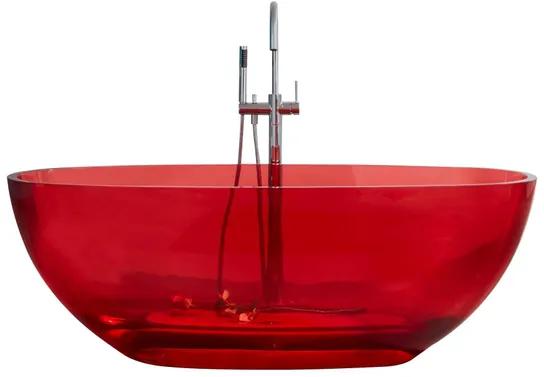 Best Design Color Transpa Red vrijstaand bad 170x78x56cm 4011060