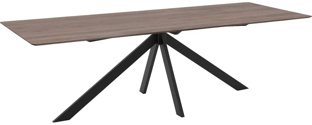 Goossens Excellent Eettafel Ferris Piramide Poot, Rechthoekig 260 x 100 cm