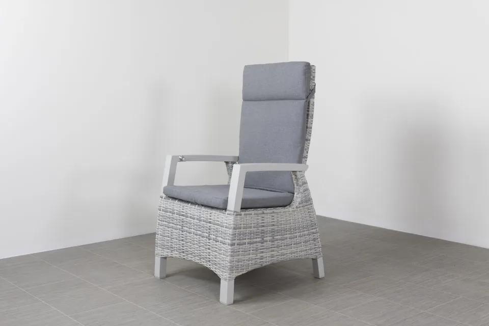 Darwin verstelbare stoelen + Kings tafel 180 x 100 cm.