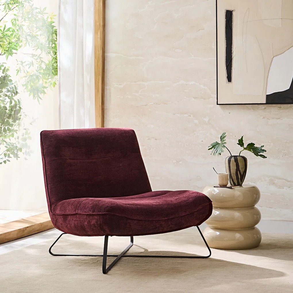 Fluwelen fauteuil, Helma
