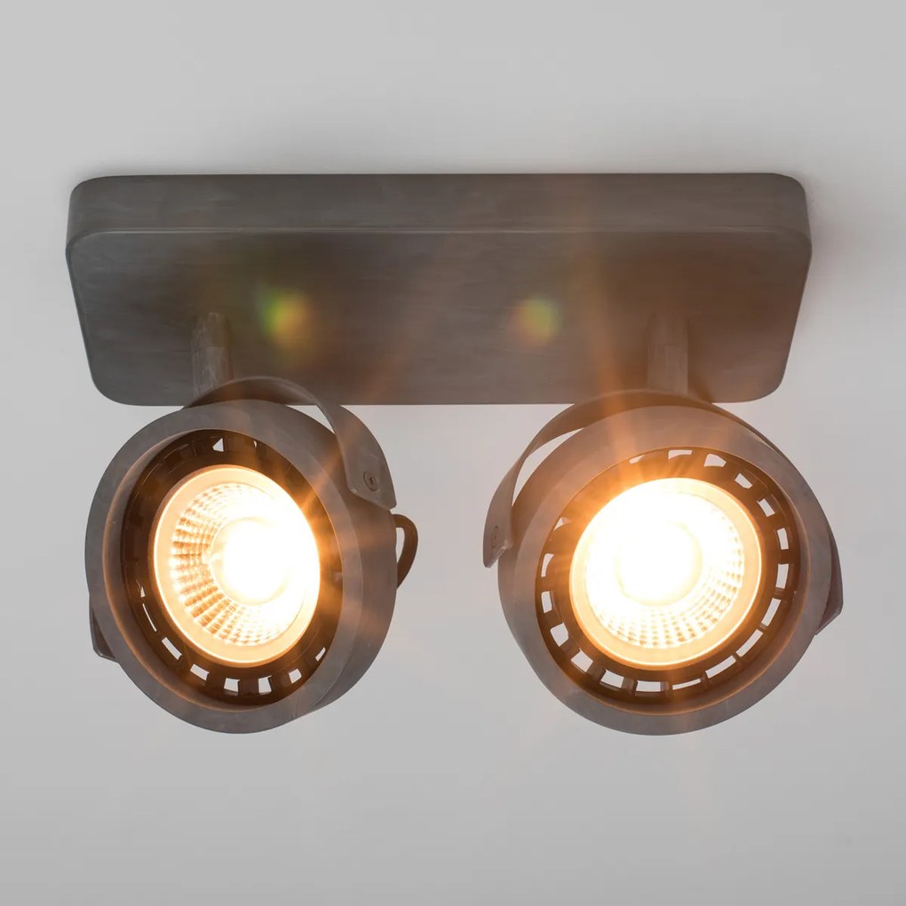 Zuiver Dice-2 DTW Dubbele LED Spot Grijs