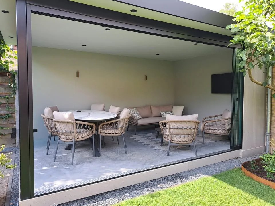 Julia naturel rope dining tuinstoel - Antraciet