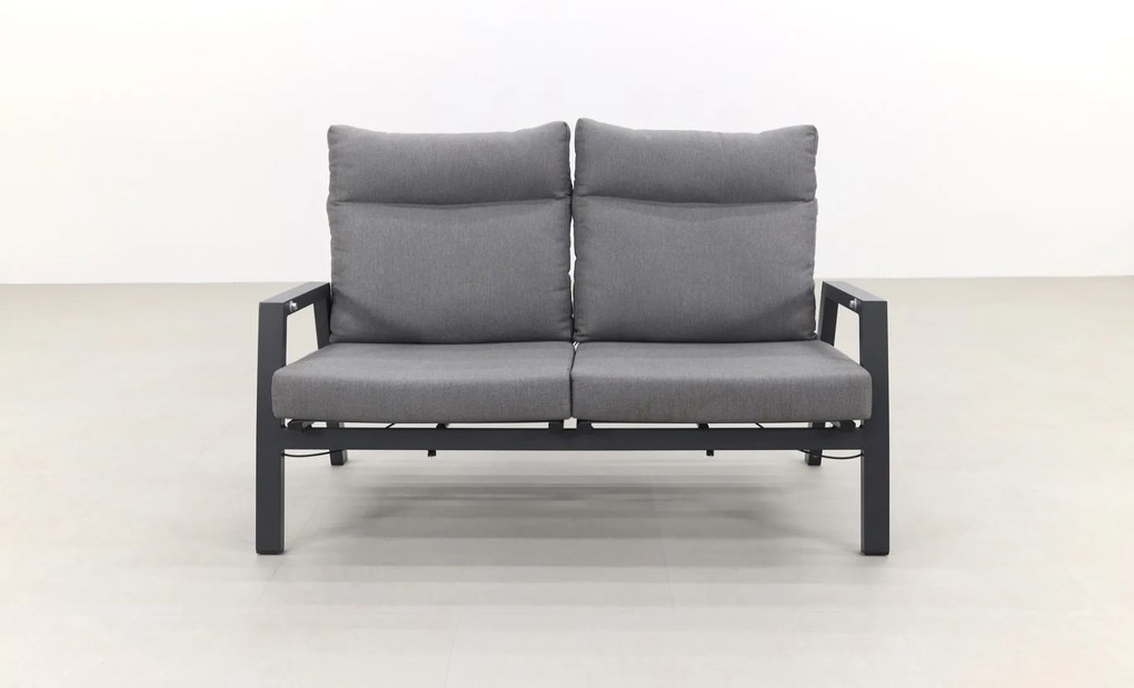 Azoren 2-zitsbank verstelbaar - Antraciet OP=OP