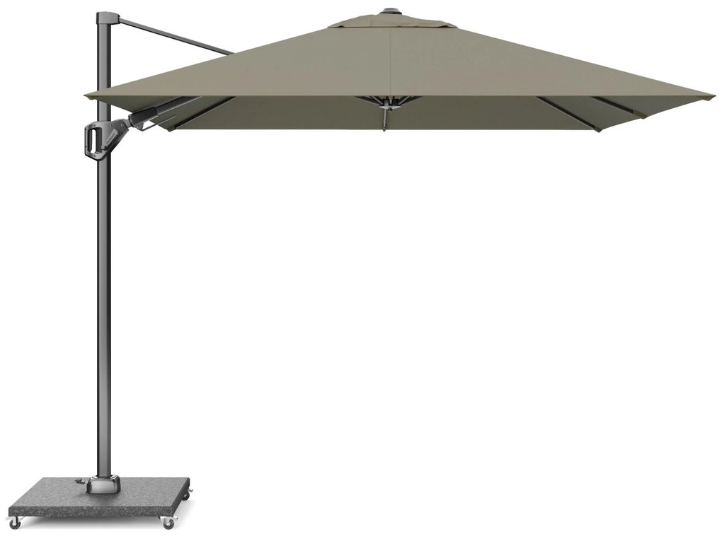 Zweefparasol 2.7x2.7m T2 (excl. voet) taupe Taupe-naturel-bruin Platinum Voyager