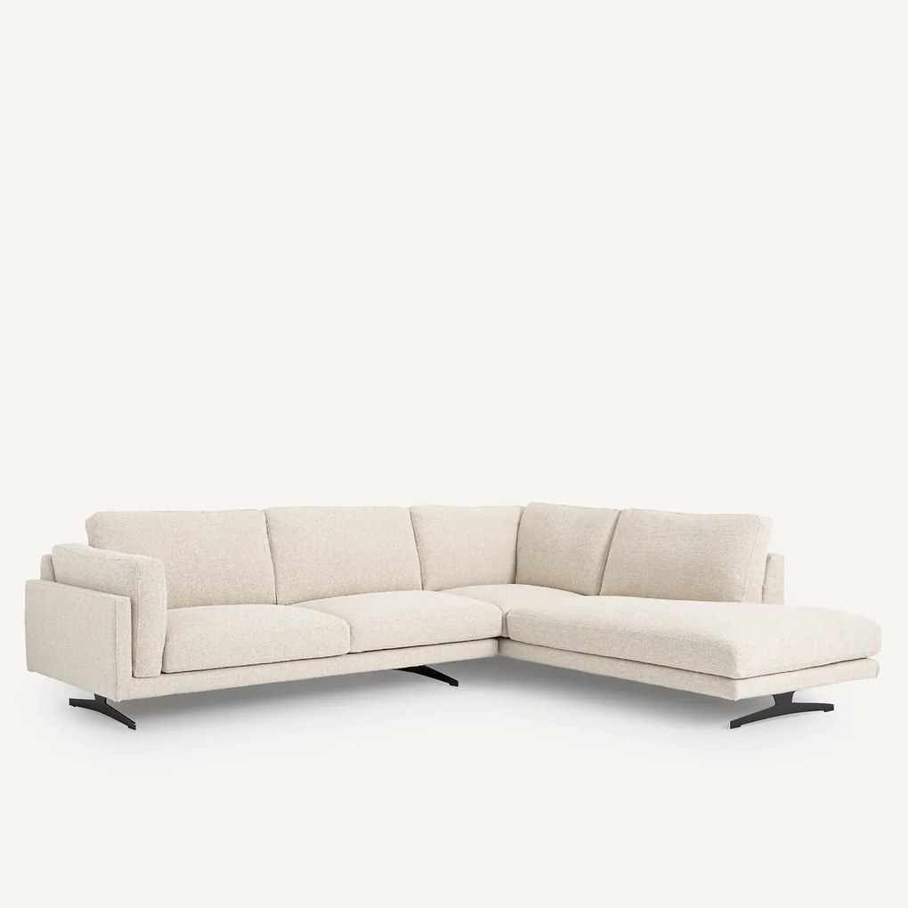 Hoekbank in bouclette, César