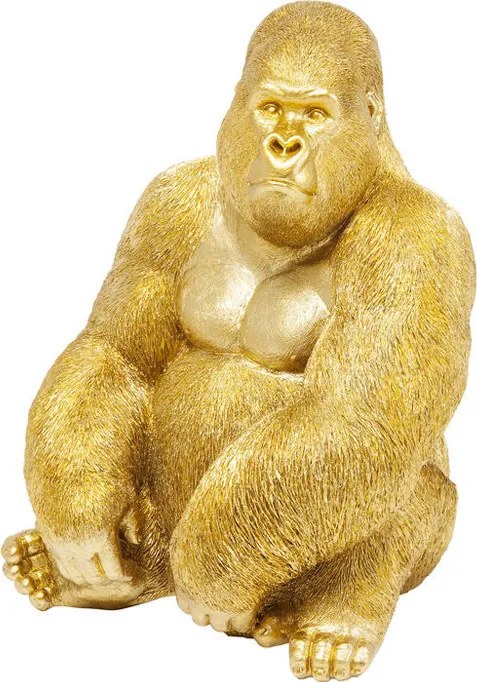 Gouden Gorillafiguur