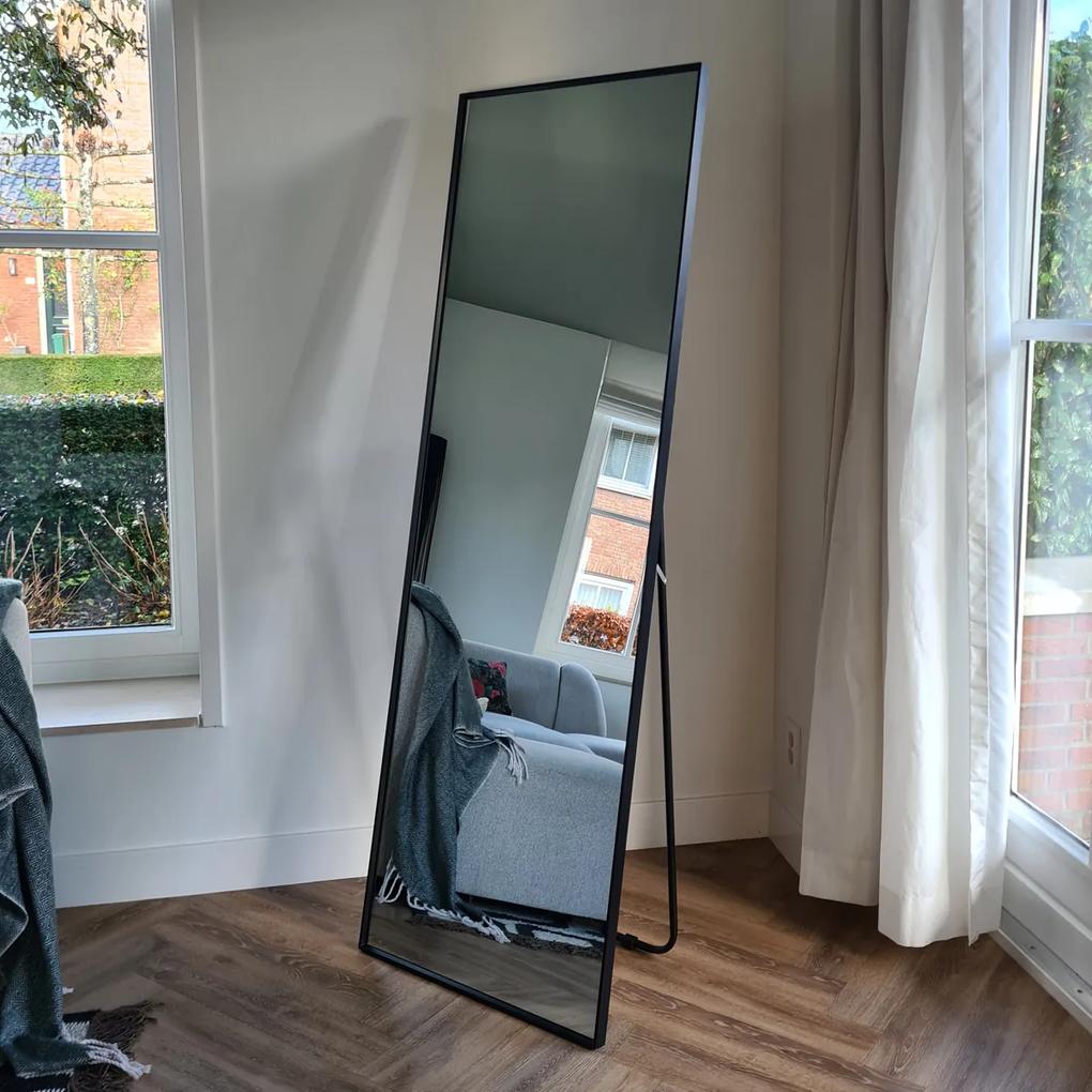 Staande Spiegel Zwart - 60x180cm