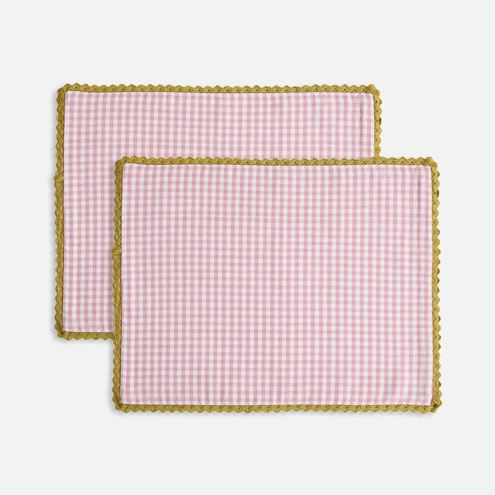 Set van 2 placemats in katoen/linnen Trattoria