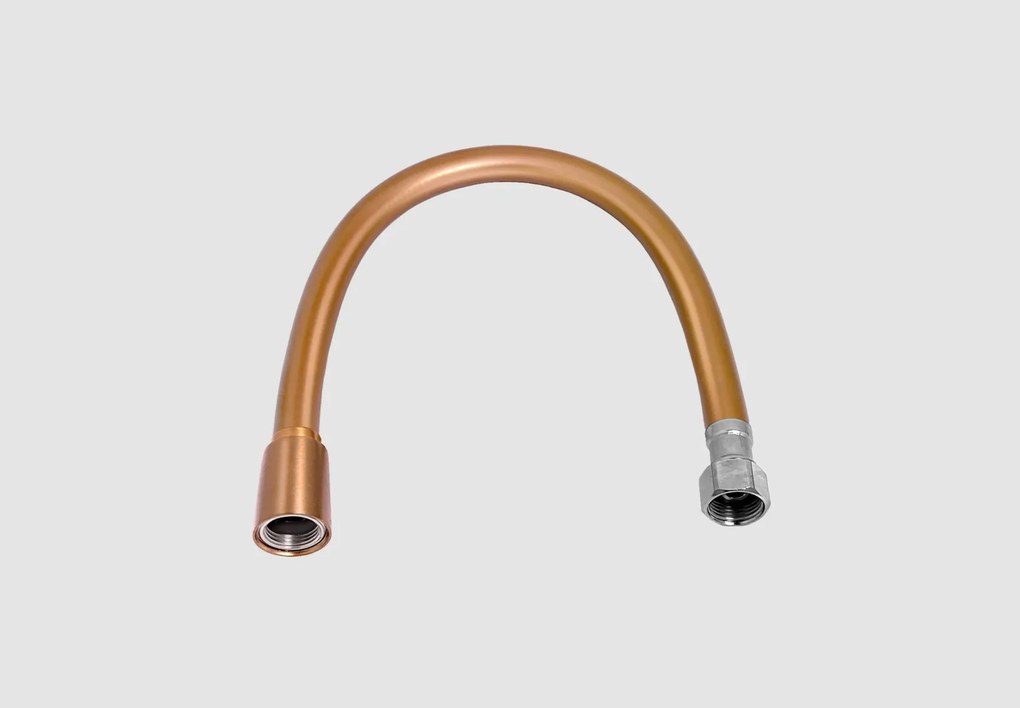 Clou aansluitslang 30cm 3/8" brons geborsteld PVD