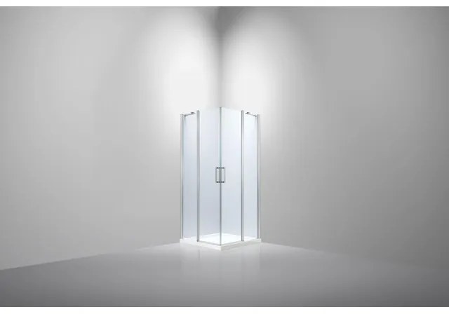 Van Rijn Products ST02 Hoekinstap - 98x200cm - stabilisatiestang - helder glas - 6mm ST02320100
