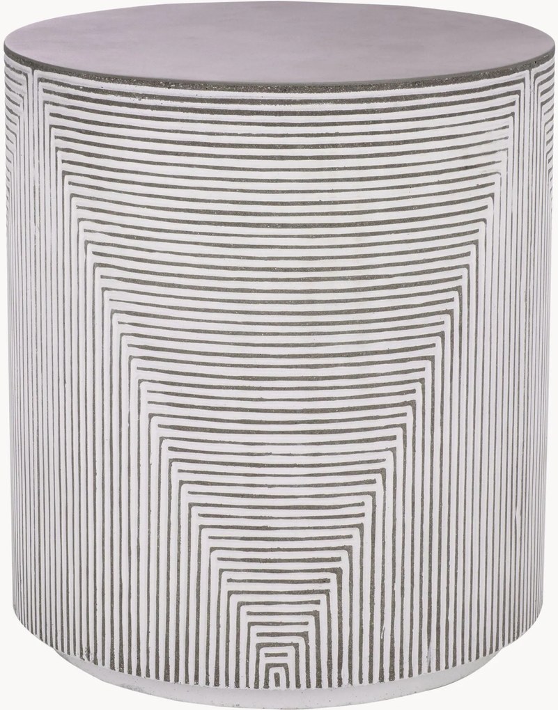 Ronde bijzettafel Verona van cement