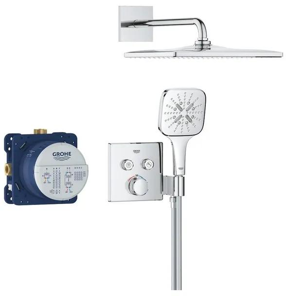 Grohe Grohtherm smartcontrol Perfect inb.therm. hoofddoucheset 31cm chr 34865000