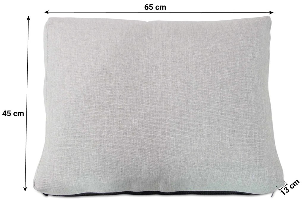 Santika Furniture Santika Corniche Hoekkussen Voor Loungeset White Polypropyleen Wit