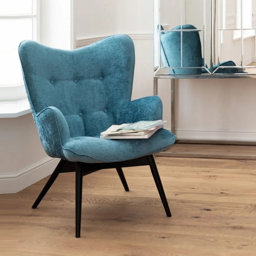 Kare Design Vicky Wilson Fauteuil Blauw