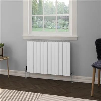 Eastbrook Hadleigh radiator 85x60cm aluminium 1407W wit mat