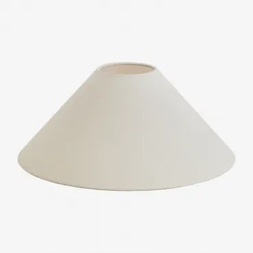 Lampenkap Ø35 Cm In Linnen Graciela Mat Wit - Sklum