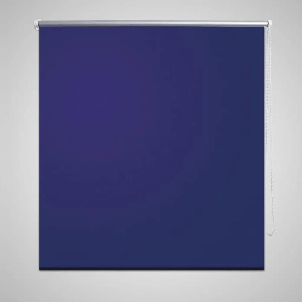 vidaXL Rolgordijn verduisterend 120 x 175 cm marineblauw