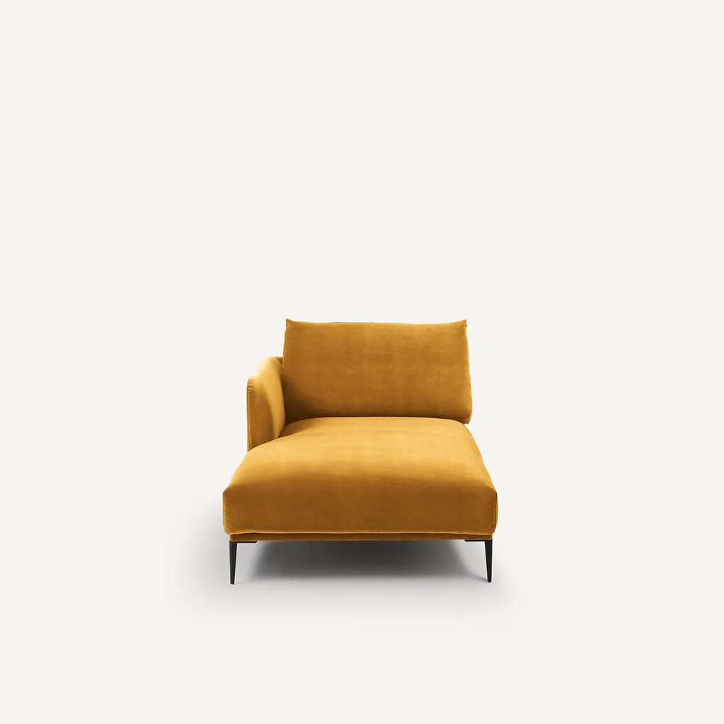 Longchair fluweel, Oscar design E. Gallina