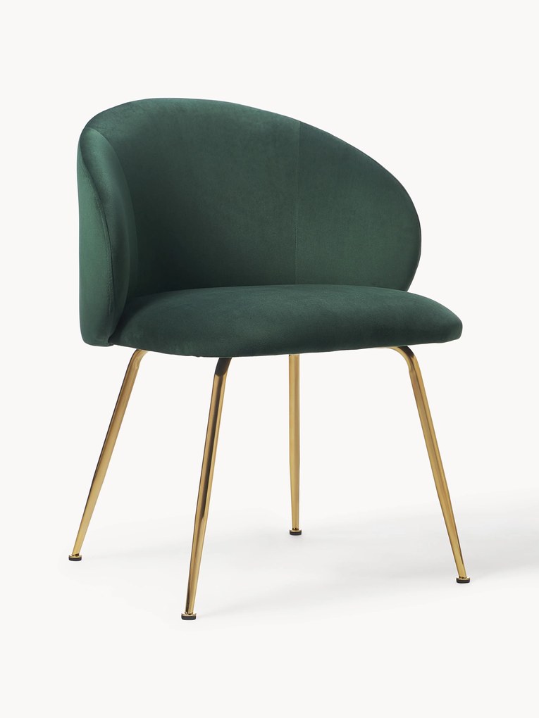 Fluwelen stoelen Luisa, 2 stuks