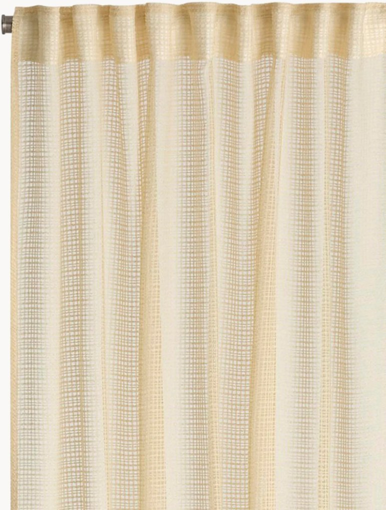 Transparante multibandgordijnen Edda, 2-delig, B 145 cm