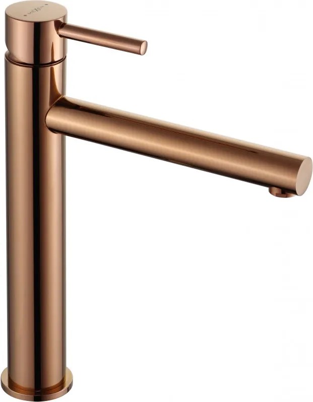 Mexen Elba hoge wastafelkraan, roze goud - 74110-60
