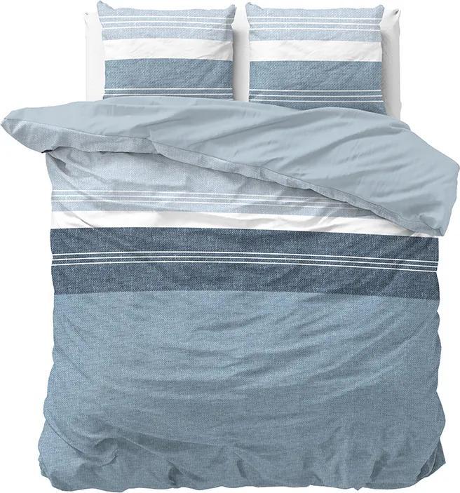 Sleeptime Elegance Rolf - Blauw Lits-jumeaux (240 x 220 cm + 2 kussenslopen) Dekbedovertrek