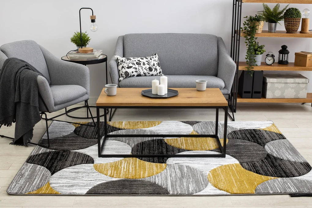 Tapijt ALTER Geo Schelpen goud