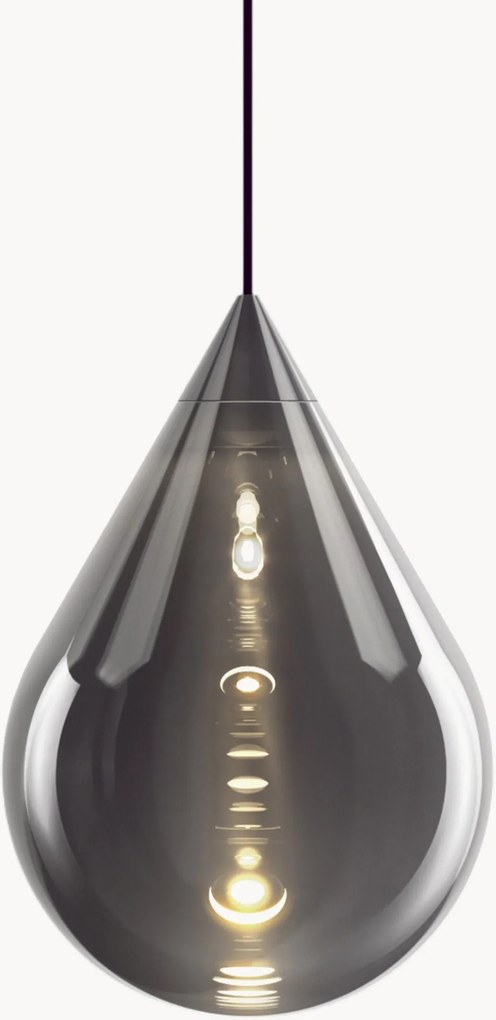 Mondgeblazen dimbare hanglamp Flare