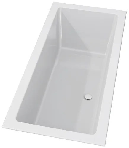 Riho Rethink Cubic inbouwbad - 190x90cm - acryl - glans wit B109001005