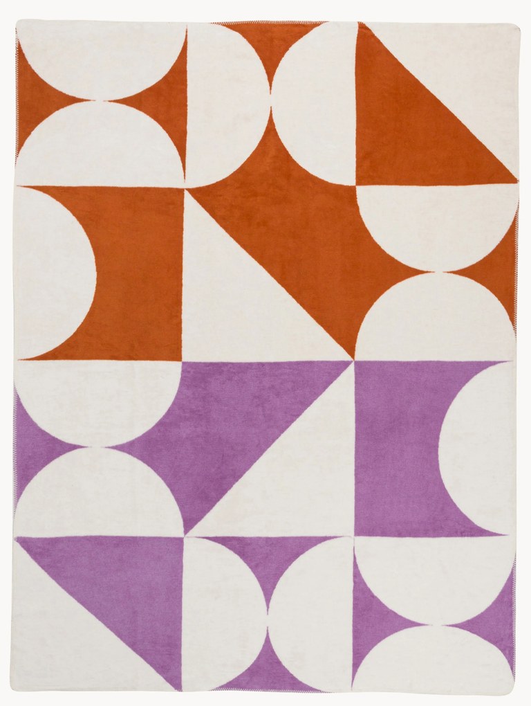 Plaid Tul met geometrisch patroon