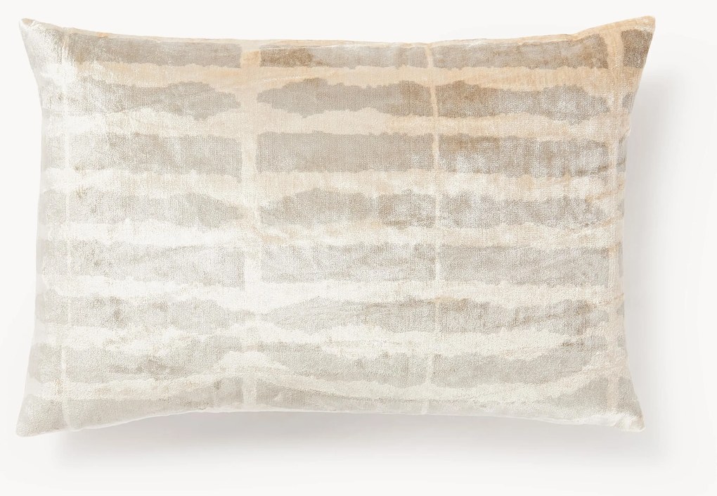 Viscose kussenhoes Dejan met ingeweven jacquard patroon