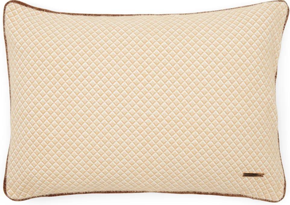 Rivièra Maison - Le Voyage Nomade Diamond Pillow Cover beige 65x45 - Kleur: beige