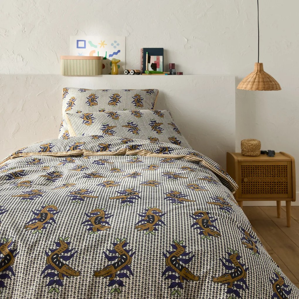 Dekbedovertrek 50% recycled katoen, Zakari