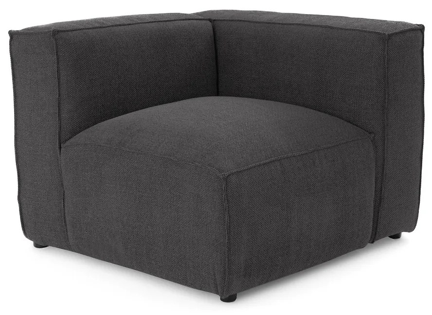 Omvormbare hoekbank, getextureerde stof, Seven