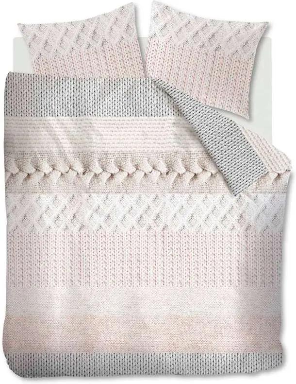 Ariadne at Home dekbedovertrek Spring knit - naturel - 200x200/220 - Leen Bakker