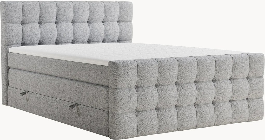 Handgemaakt divan bed Serene met opbergruimte, H4