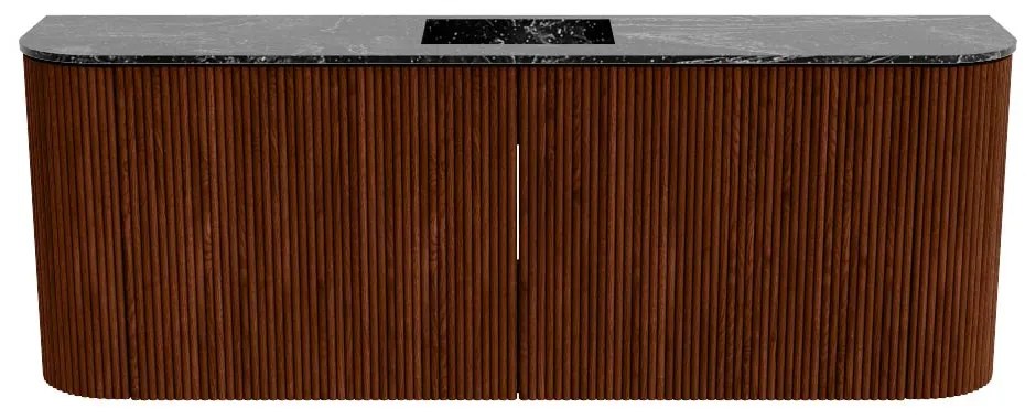 Mondiaz Joya DLux 115cm toiletmeubel ronding links/rechts ruby met wastafel faye midden 1 kraangat lava