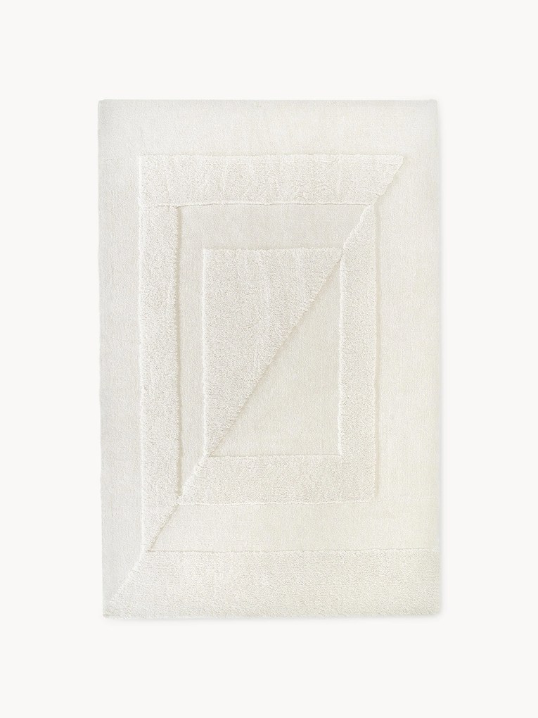 Fluffy hoogpolig vloerkleed Zion met verhoogde hoog-laag structuur