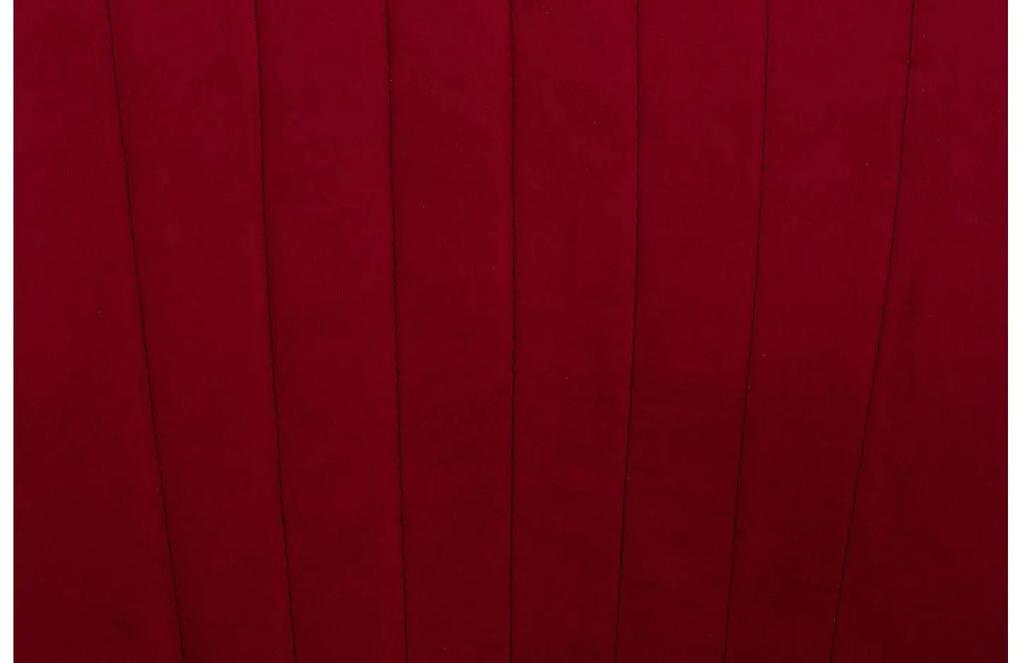 Goossens Eetkamerstoel Rob rood stof met armleuning, urban industrieel