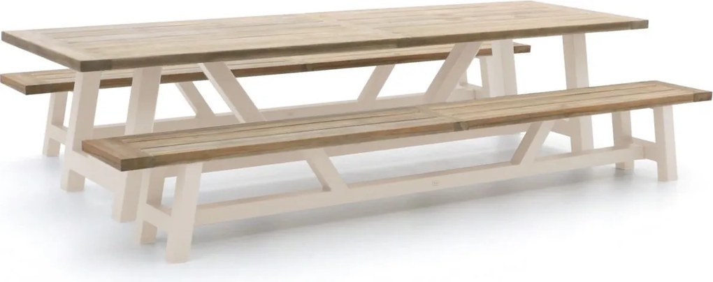 Picknickset Bellagio  | 8 personen | Tuinset teakhout | 3-delig | Kees Smit Tuinmeubelen