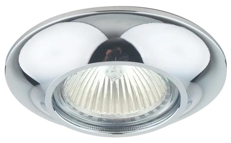 Inbouwlamp Family 1xGU10/50W chroom/aluminium