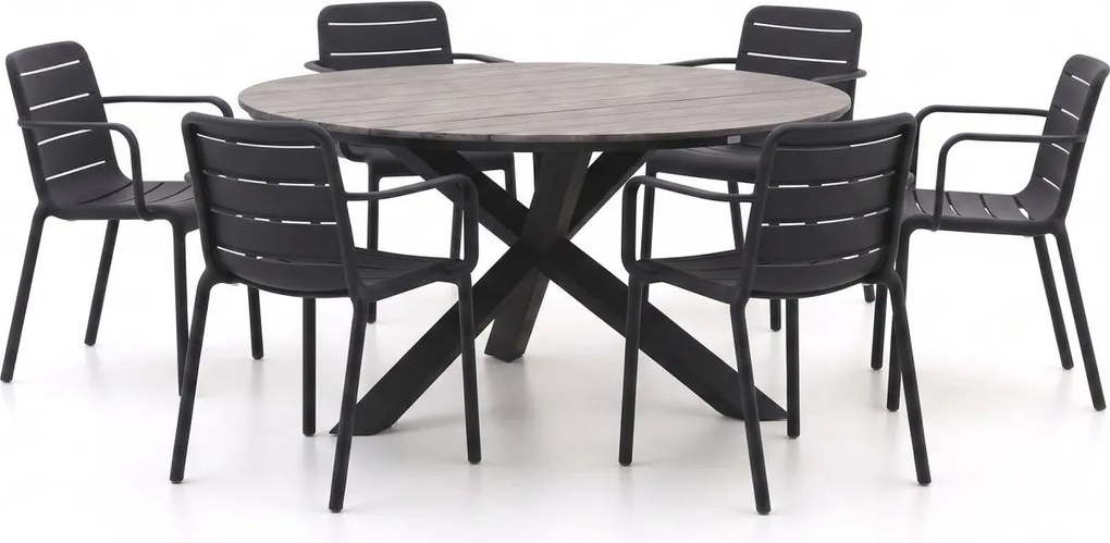 Diningset Forza  | 6 personen | Tuinset polywood | 7-delig | Kees Smit Tuinmeubelen