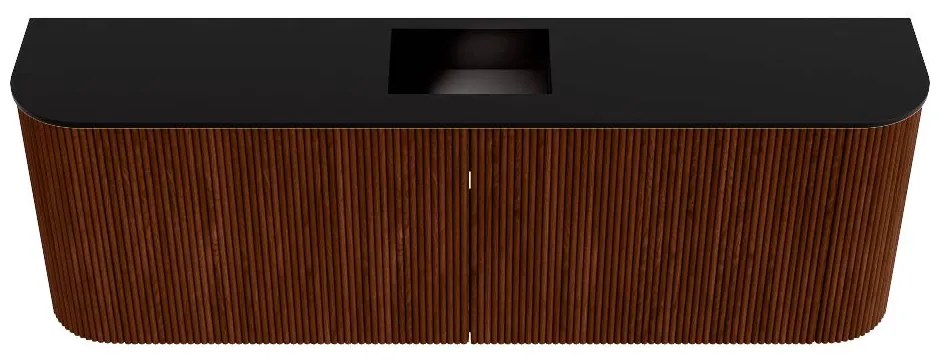 Mondiaz Joya 125cm toiletmeubel ronding links/rechts ruby met wastafel faye midden 1 kraangat urban
