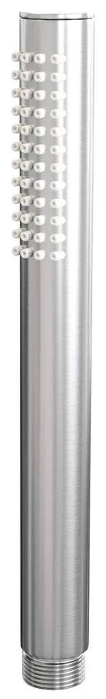 Brauer Brushed Edition thermostatische inbouw regendouche met staafhanddouche, gebogen muurarm, glijstang en hoofddouche 30cm set 64 RVS geborsteld PVD