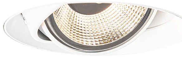 Moderne inbouwspot wit GU10 AR111 rond trimless - Oneon