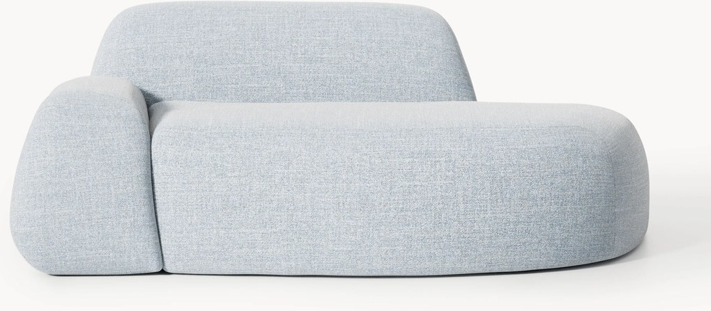 Bouclé bank Wolke (2-zits) met chaise longue