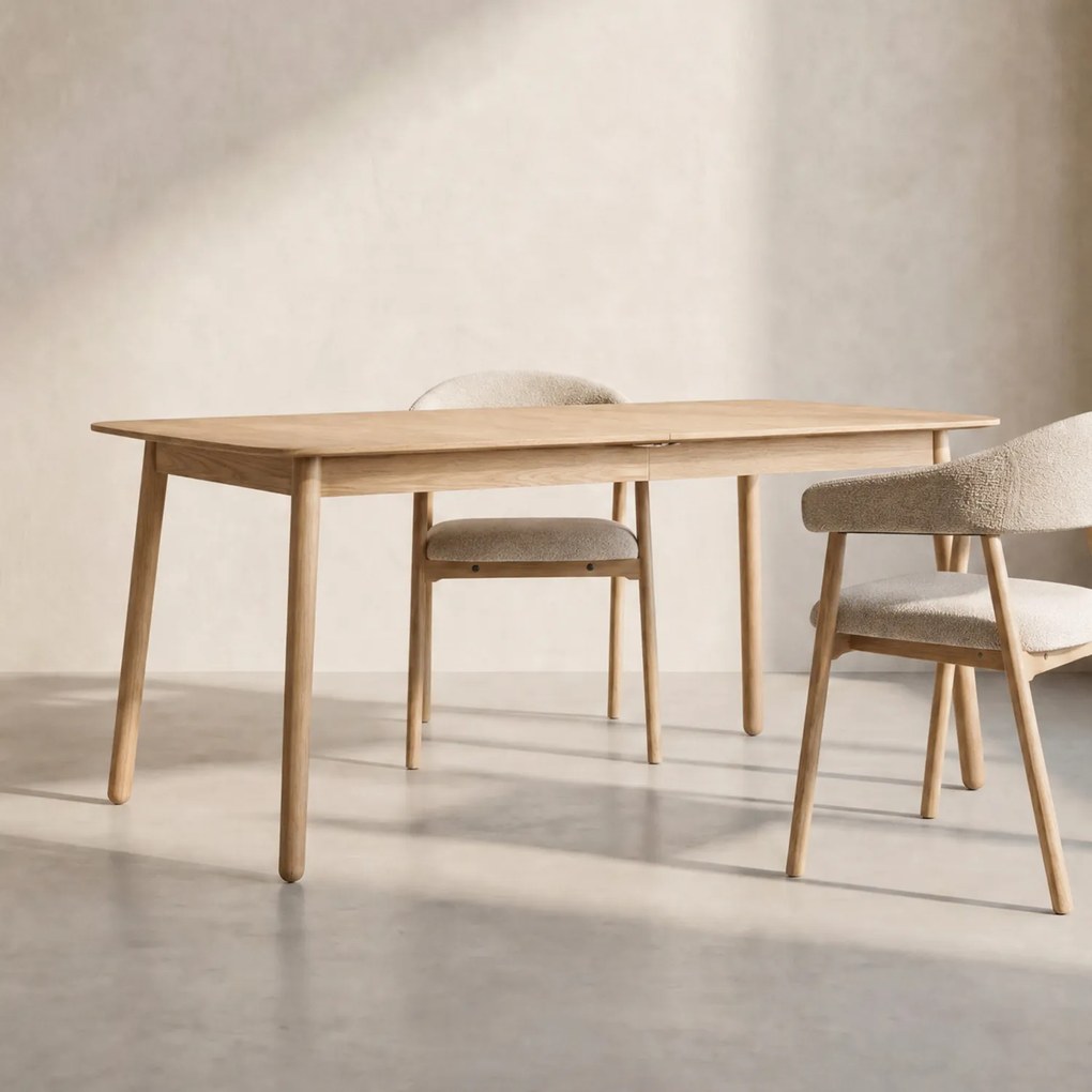 Zuiver Glimps Uitschuifbare Eettafel Retro 180-240cm