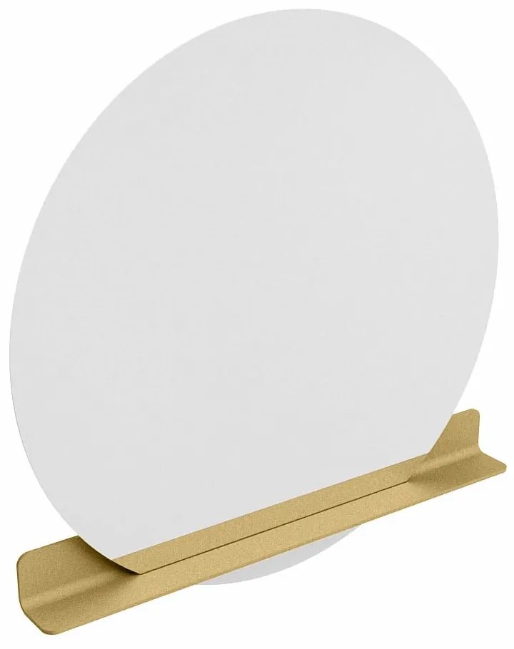 Mondiaz Spot spiegel rond Ø120cm met planchet oro