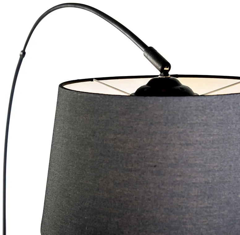 Smart moderne booglamp zwart incl. Wifi A60 - Arc Basic